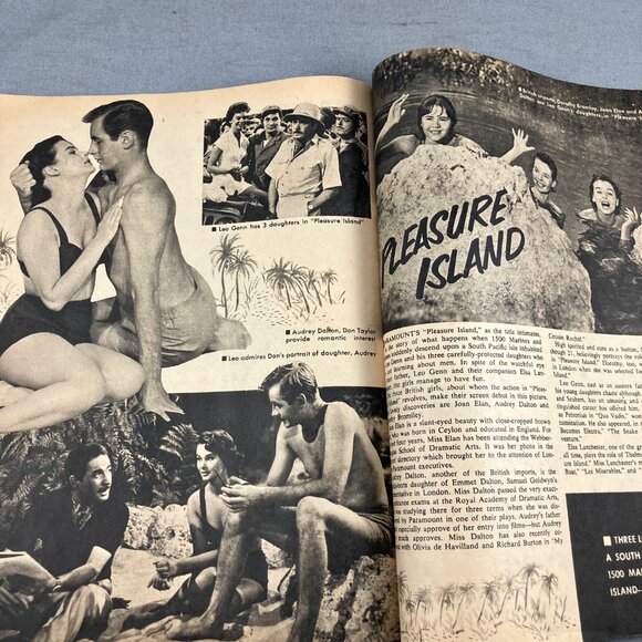 Vintag 1953 Movie Magazine Doris Day Zsa Zsa Charlton Heston Robert Mitchum Lili - Picture 2 of 5